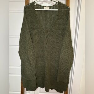 Universal Thread Oversized V-cut Knit Sweater - XXL